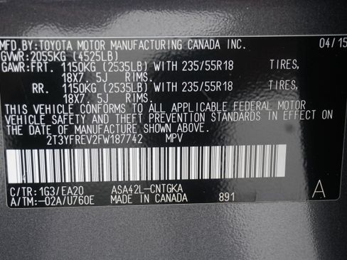 Used 2015 Toyota RAV4 Limited FWD image 26