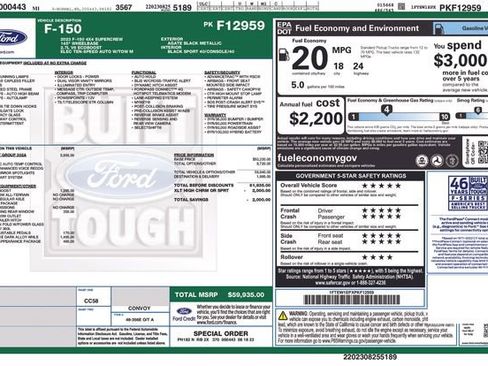 Used 2023 Ford F150 XLT w/ Equipment Group 302A High AWD/4WD image 23