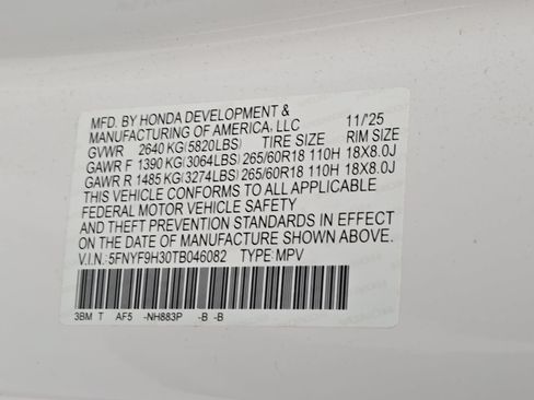 Used 2026 Honda Passport RTL image 34