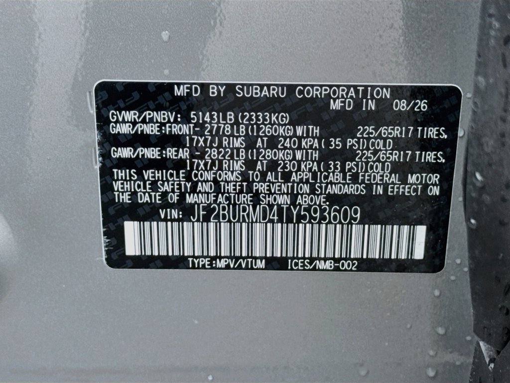 New 2026 Subaru Outback Wilderness AWD/4WD image 32