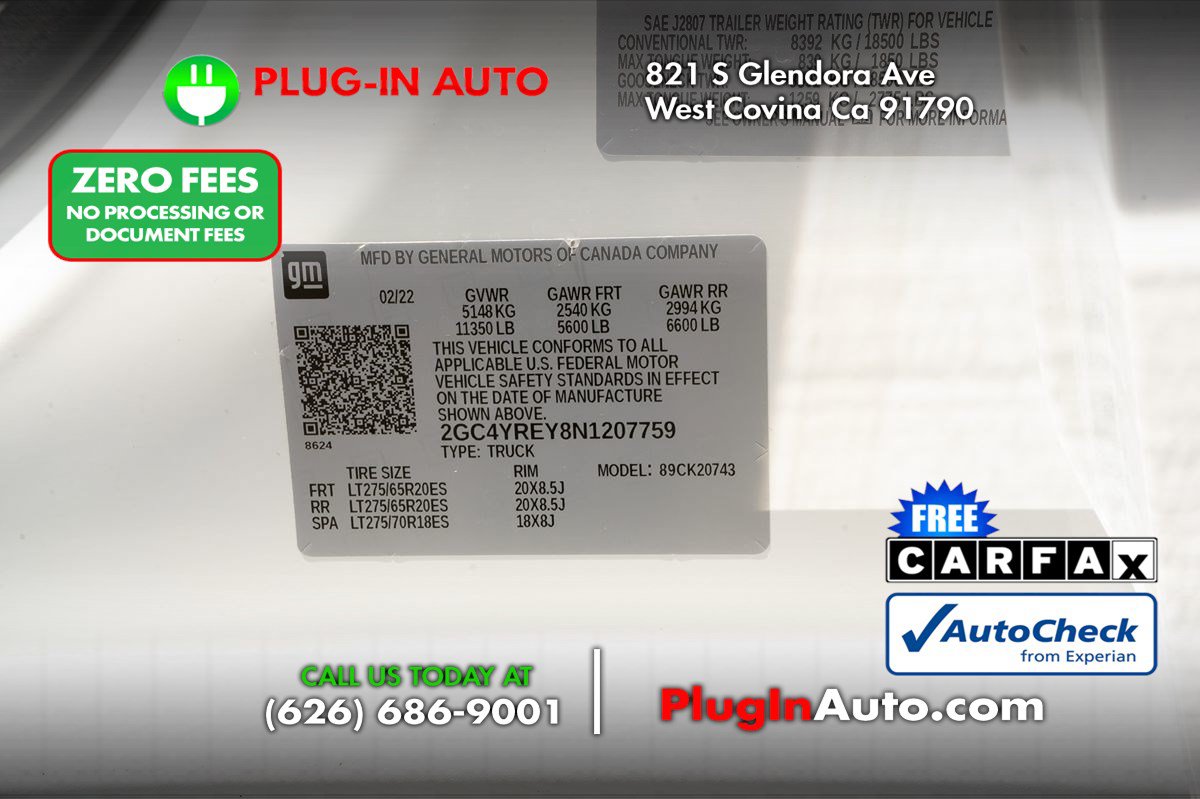 Used 2022 Chevrolet Silverado 2500 High Country w/ Safety Package II AWD/4WD image 10