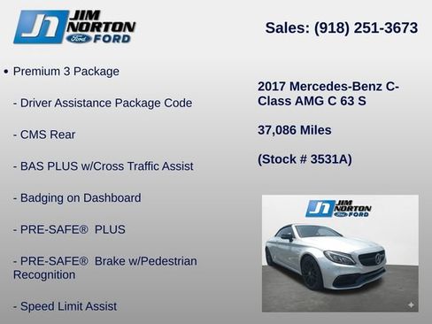 Used 2017 Mercedes-Benz C 63 AMG S image 16