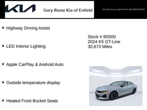 Certified 2024 Kia K5 GT-Line AWD/4WD image 27