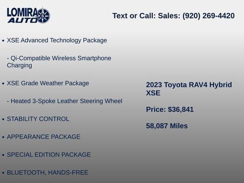 Used 2023 Toyota RAV4 XSE AWD/4WD image 6