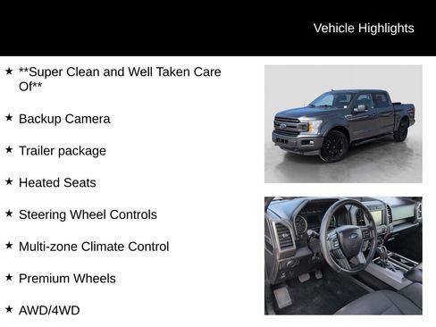 Used 2018 Ford F150 XLT w/ Equipment Group 302A Luxury image 26