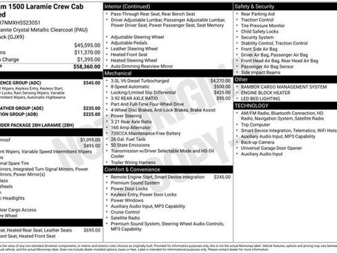 Used 2017 RAM 1500 Laramie w/ Convenience Group image 2