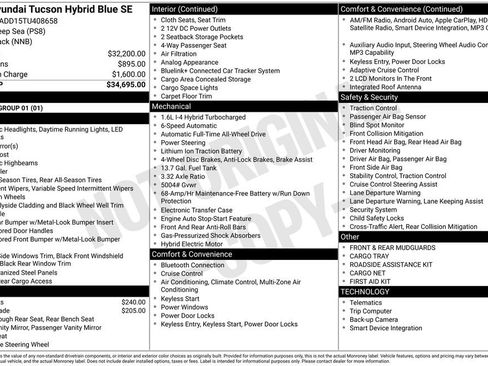 New 2026 Hyundai Tucson Blue SE image 5