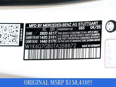 Certified 2026 Mercedes-Benz S 580 4MATIC Sedan image 43