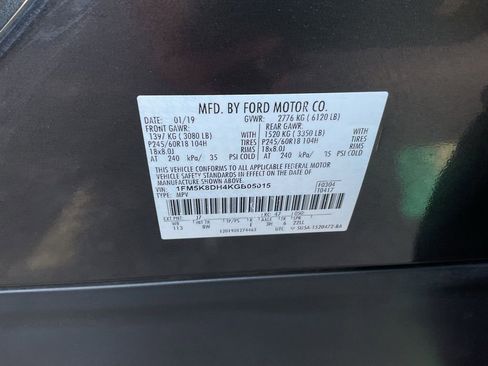 Used 2019 Ford Explorer XLT w/ Equipment Group 201A AWD/4WD image 44