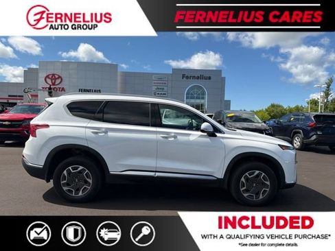 Used 2023 Hyundai Santa Fe Blue AWD/4WD image 2