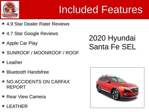 Used 2020 Hyundai Santa Fe SEL image 4