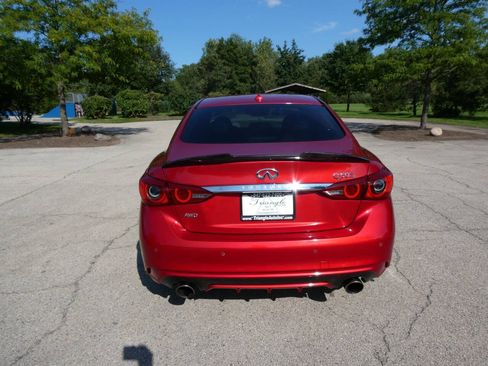Used 2019 INFINITI Q50 Red Sport 400 w/ Sensory Package AWD/4WD image 6