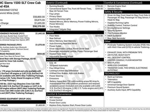 Used 2021 GMC Sierra 1500 SLT w/ SLT Convenience Package image 43