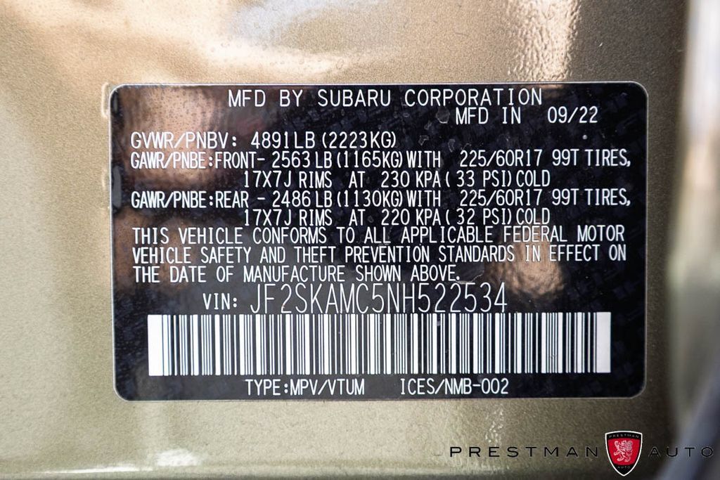 Used 2022 Subaru Forester Wilderness AWD/4WD image 43