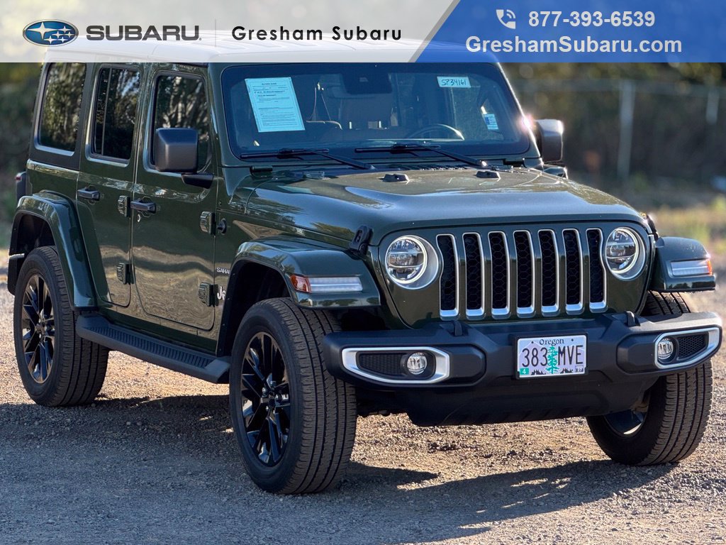 Used 2021 Jeep Wrangler Unlimited Sahara w/ Cold Weather Group AWD/4WD image 1