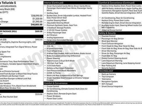 Certified 2024 Kia Telluride S w/ S Sunroof Package FWD image 19
