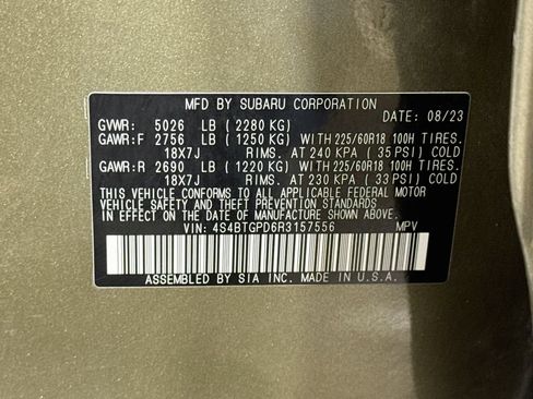 Used 2024 Subaru Outback Touring XT AWD/4WD image 42