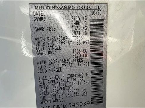 Used 2020 INFINITI QX60 Signature Edition image 35