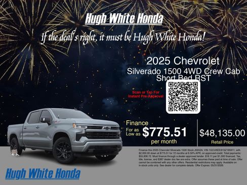 Used 2025 Chevrolet Silverado 1500 RST w/ All Star Edition Plus AWD/4WD image 3