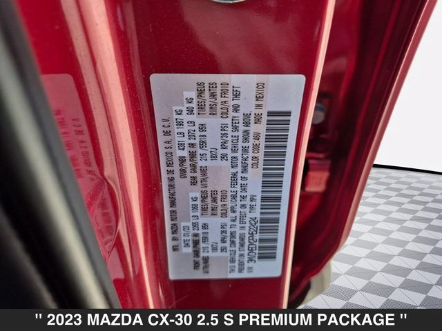 Certified 2023 MAZDA CX-30 AWD 2.5 S w/ Premium Package image 37