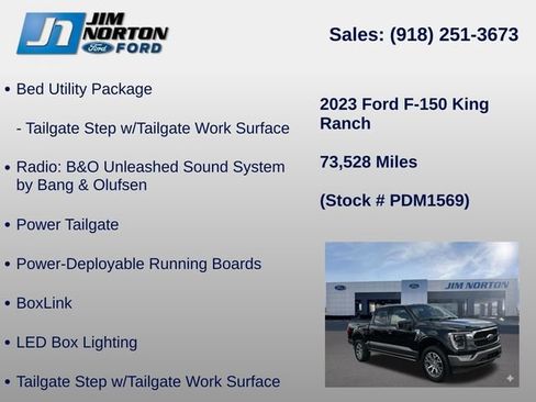 Used 2023 Ford F150 King Ranch w/ Equipment Group 601A High AWD/4WD image 21