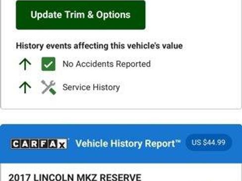 Used 2017 Lincoln MKZ Reserve w/ Climate Package image 22