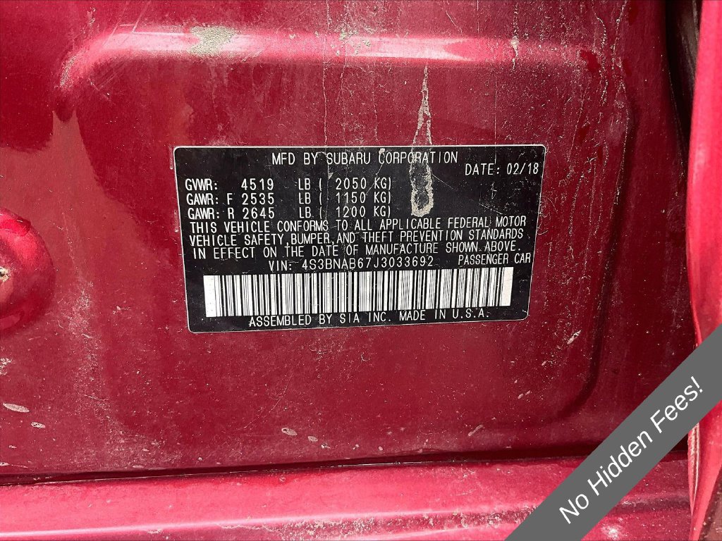 Used 2018 Subaru Legacy 2.5i w/ Alloy Wheel Package AWD/4WD image 22