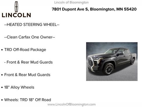 Used 2024 Toyota Tundra SR5 w/ TRD Off-Road Package AWD/4WD image 5