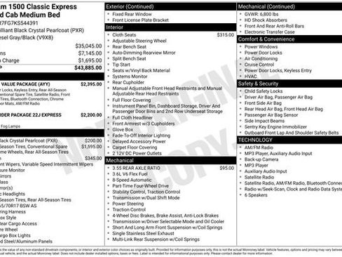 Used 2019 RAM 1500 Express w/ Express Value Package AWD/4WD image 3