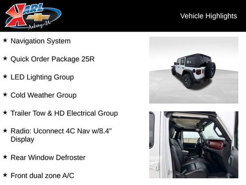 Used 2022 Jeep Wrangler Unlimited Rubicon w/ LED Lighting Group image 2