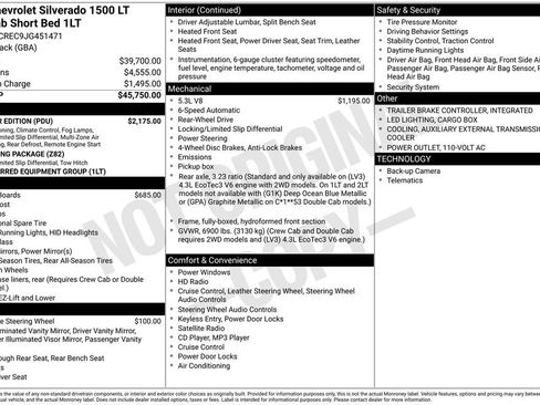 Used 2018 Chevrolet Silverado 1500 LT w/ All Star Edition image 10