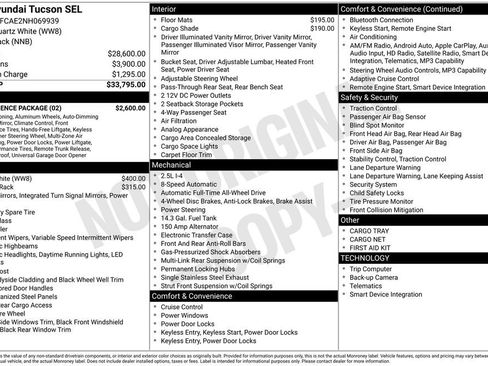 Certified 2022 Hyundai Tucson SEL w/ Convenience Package AWD/4WD image 37