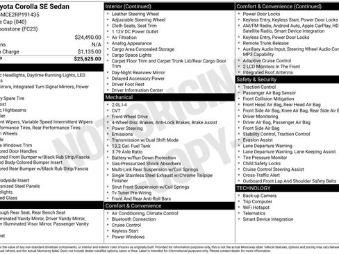 Used 2024 Toyota Corolla SE FWD image 41