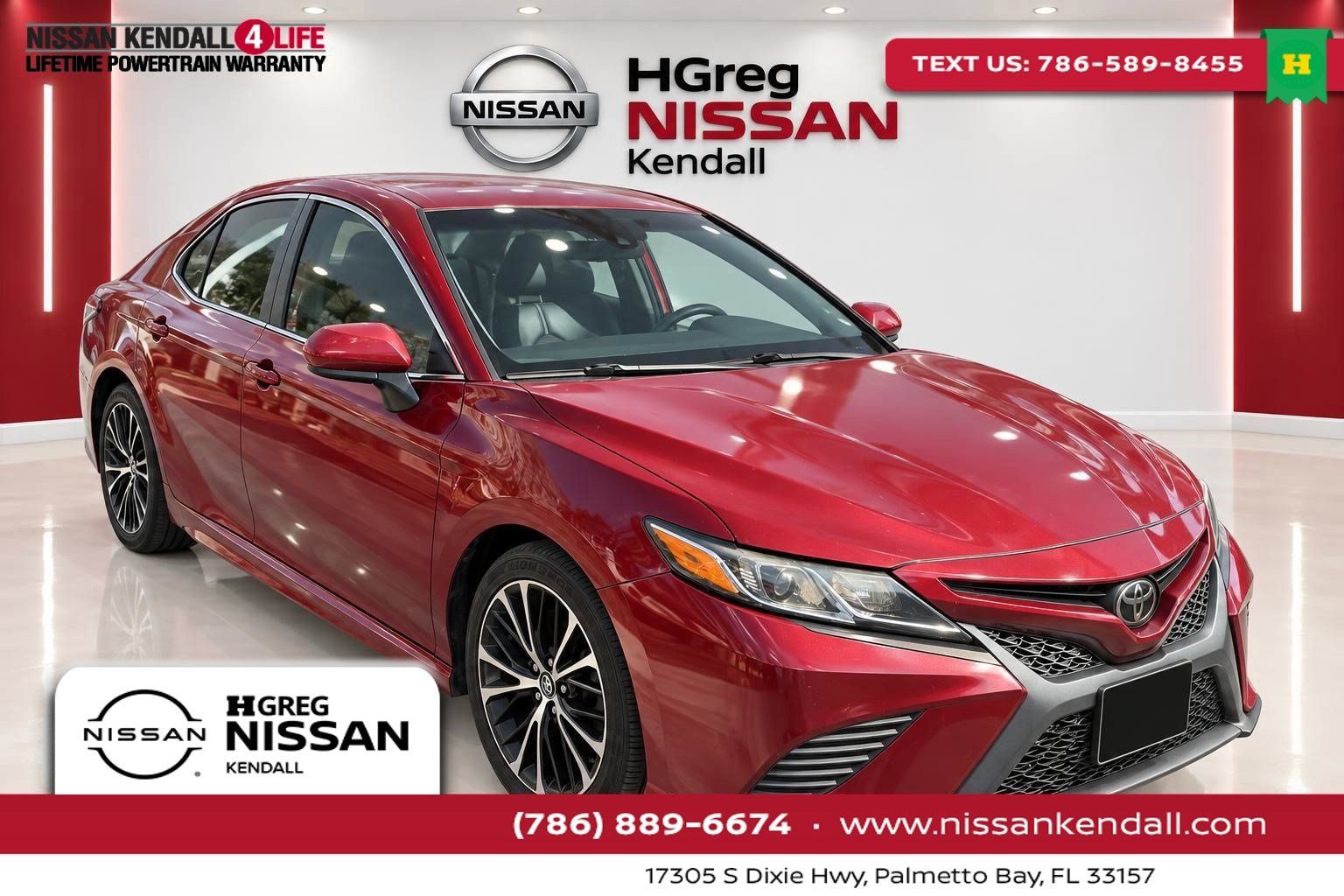 Used 2018 Toyota Camry SE FWD image 1