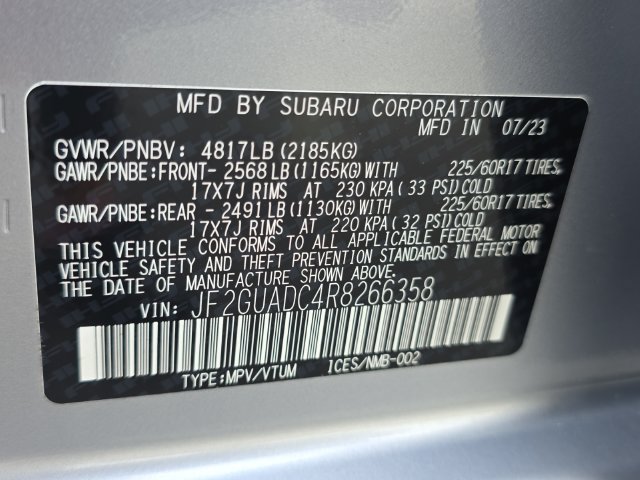 Certified 2024 Subaru Crosstrek 2.0i Premium AWD/4WD image 25