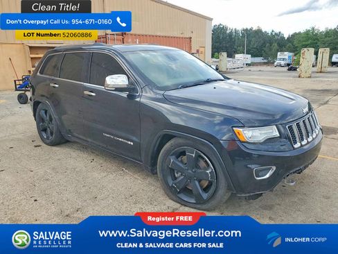 Used 2015 Jeep Grand Cherokee Overland w/ Advanced Technology Group AWD/4WD image 5