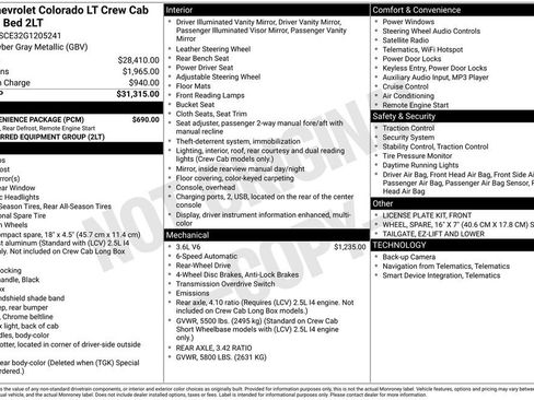 Used 2016 Chevrolet Colorado LT w/ LT Convenience Package image 13