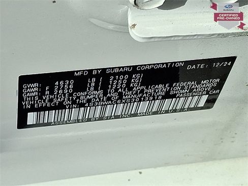 Certified 2025 Subaru Legacy Premium image 20