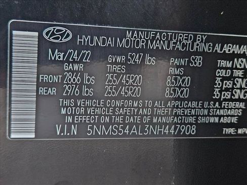 Used 2022 Hyundai Santa Fe Calligraphy FWD image 20