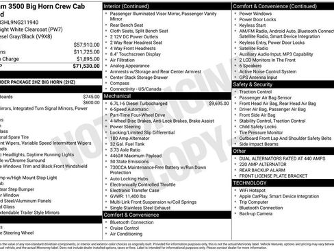 Used 2022 RAM 3500 Big Horn image 12