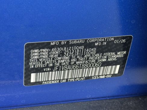 New 2026 Subaru WRX GT image 15