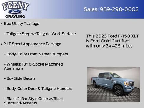 Used 2023 Ford F150 XLT w/ Equipment Group 302A High AWD/4WD image 28