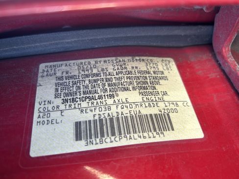 Used 2010 Nissan Versa 1.8 S w/ PWR Plus Pkg image 22