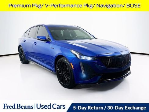 Used 2021 Cadillac CT5 V w/ Premium Package AWD/4WD image 1