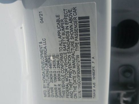 Used 2021 Honda Accord Touring image 27