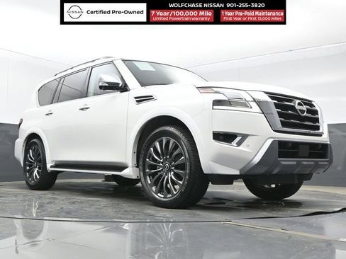 Certified 2024 Nissan Armada Platinum w/ Captain's Chairs Package image 27