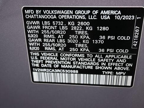 Used 2024 Volkswagen Atlas SE w/ Black Wheel Package image 41
