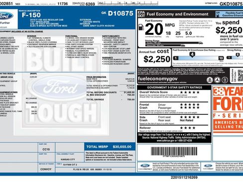 Used 2016 Ford F150 XL w/ Equipment Group 101A Mid image 31