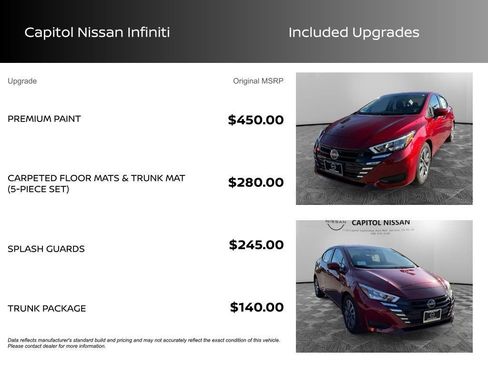 New 2025 Nissan Versa SV w/ Trunk Package image 5