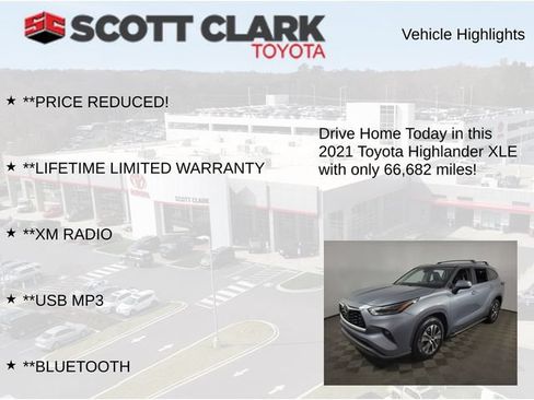 Used 2021 Toyota Highlander XLE FWD image 12